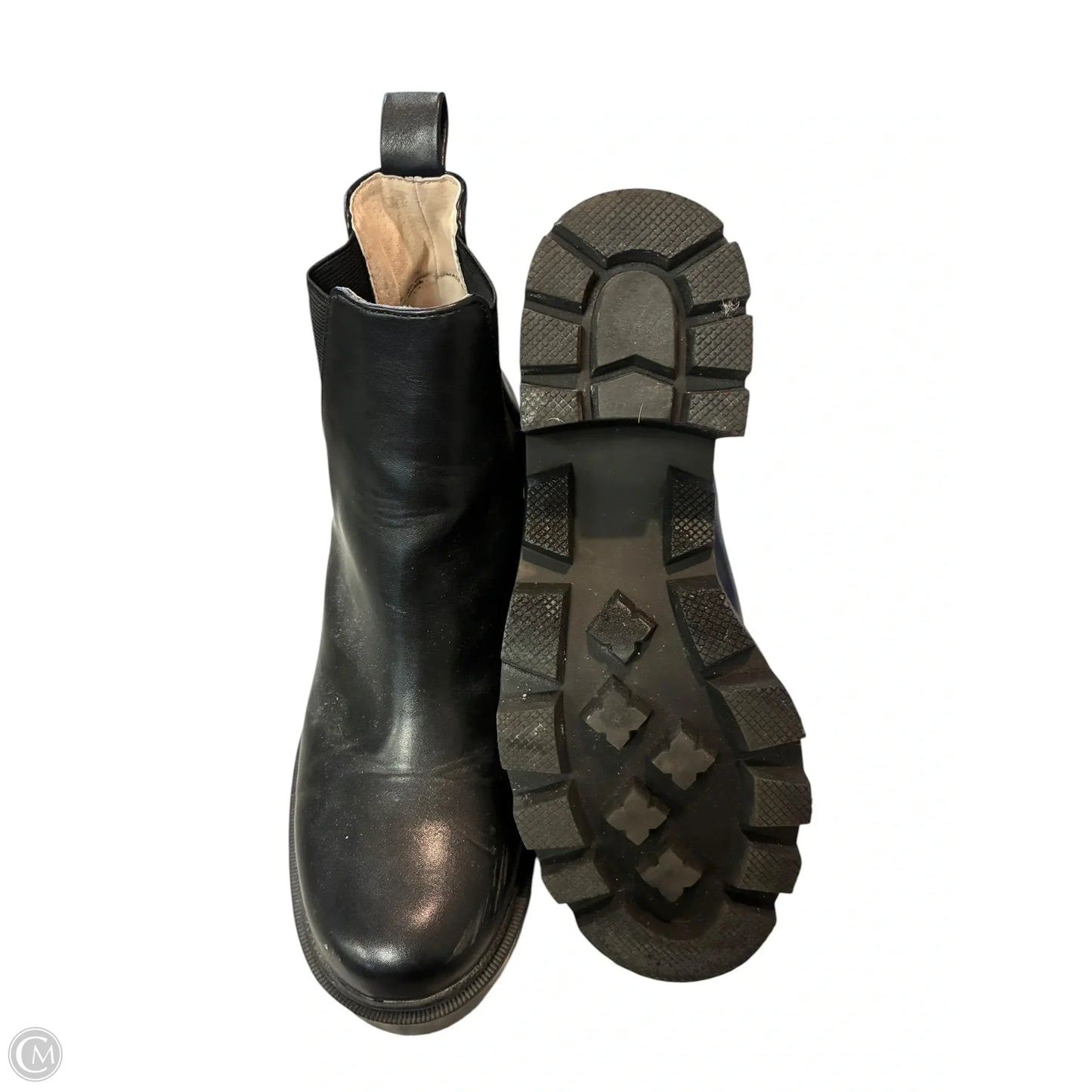 Boots Ankle Heels By Steve Madden In Black, Size: 8