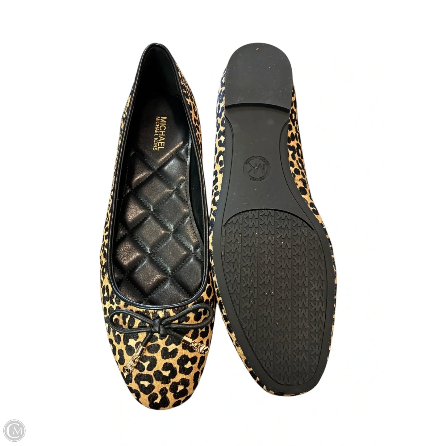 Shoes Flats By Michael By Michael Kors In Animal Print, Size: 8
