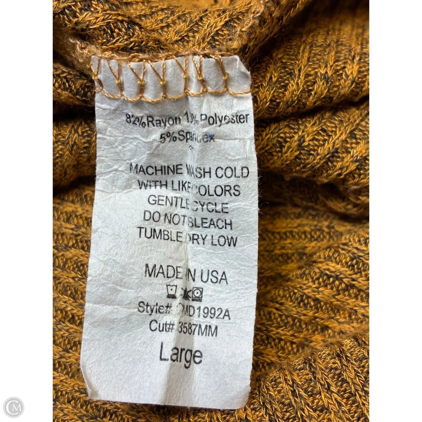 Dress Casual Midi By Clothes Mentor In Orange, Size: L