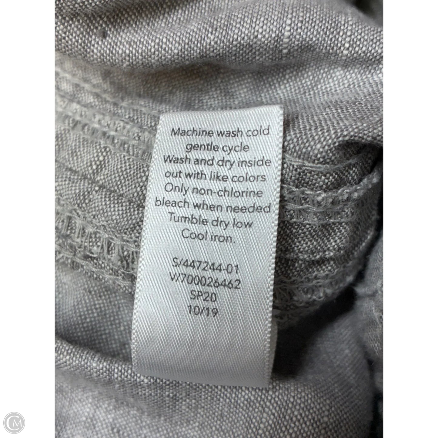 Pants Linen By Athleta In Grey, Size: 0p