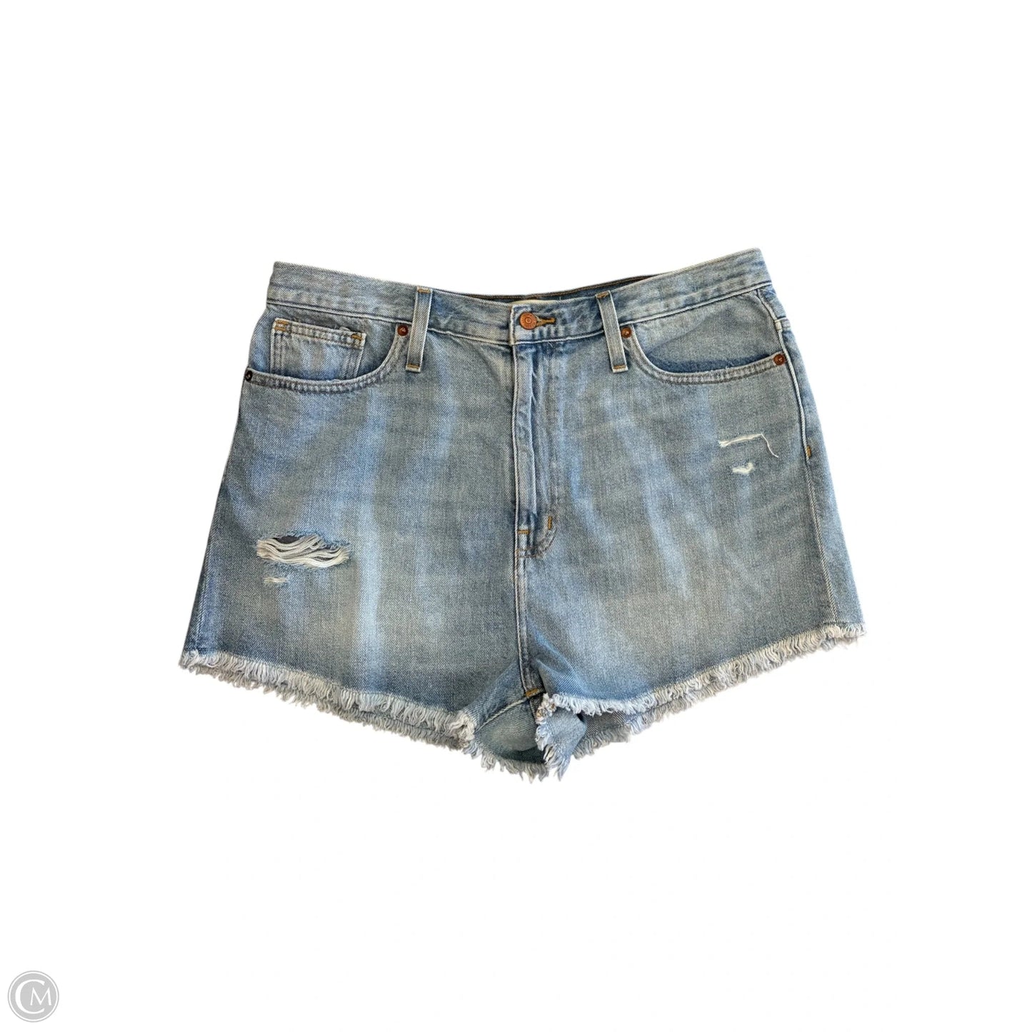 Shorts By Madewell In Blue Denim, Size: 12