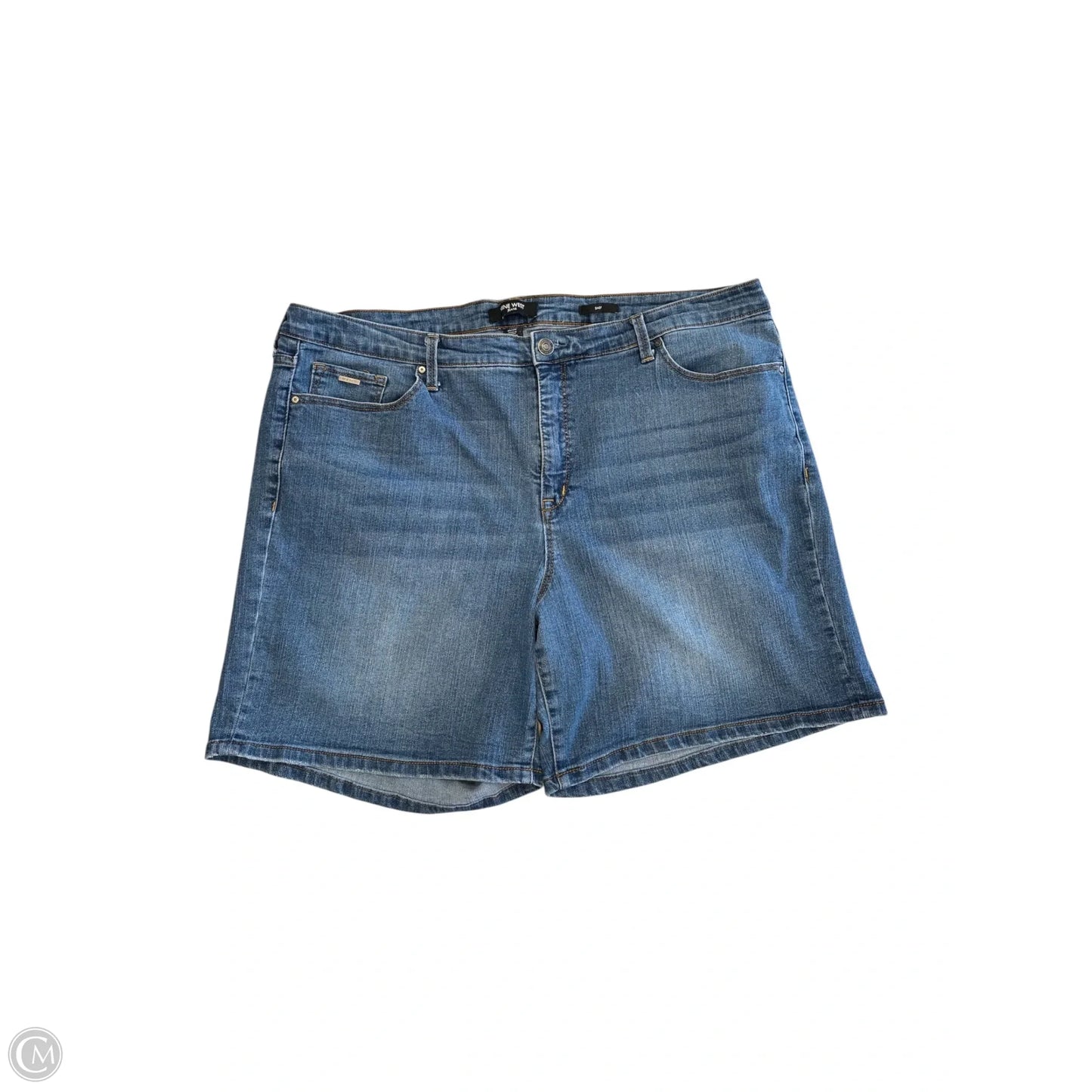 Shorts By Nine West In Blue Denim, Size: 20