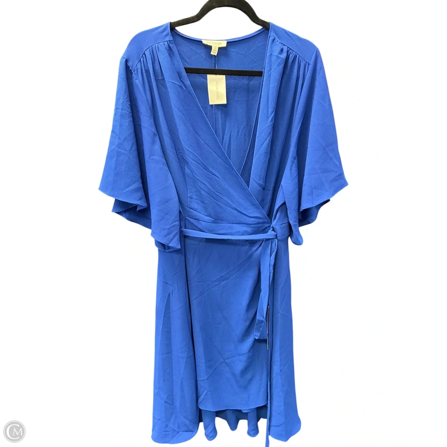Dress Casual Short By Cmf In Blue, Size: 1x