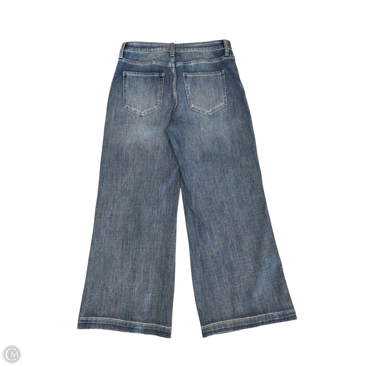 Jeans Wide Leg By Kut In Blue Denim, Size: 8