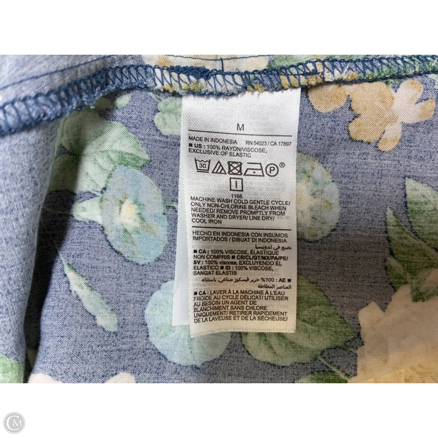 Dress Casual Short By Old Navy In Blue & Green, Size: M