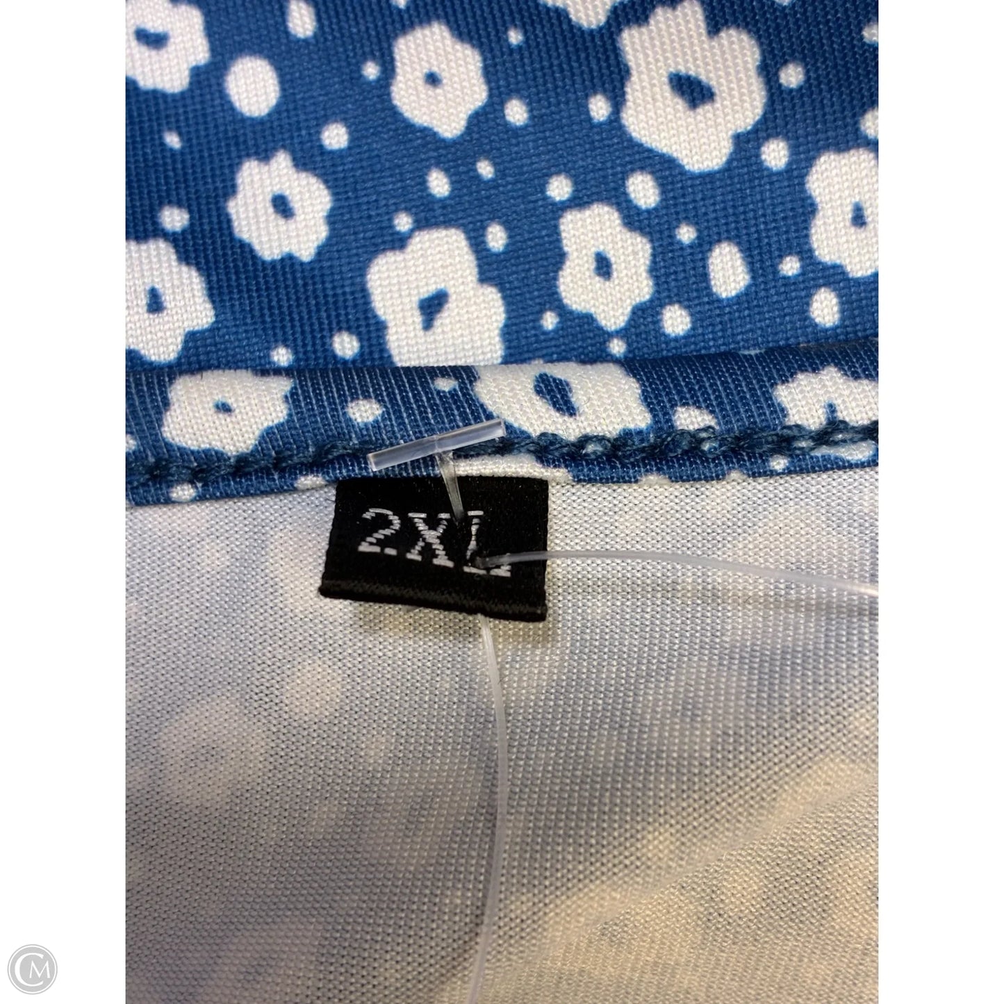 Dress Casual Maxi By Cmf In Blue, Size: 2x