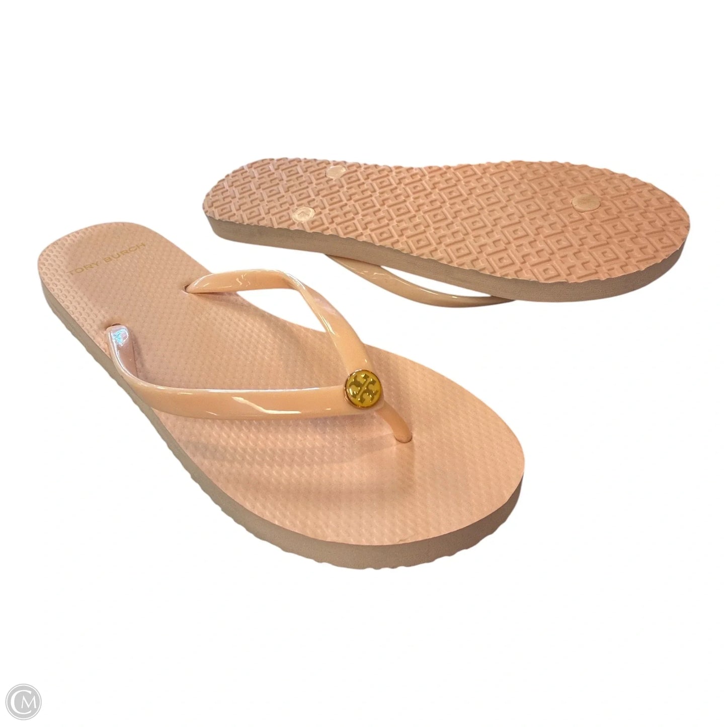 Sandals Designer By Tory Burch In Peach, Size: 11