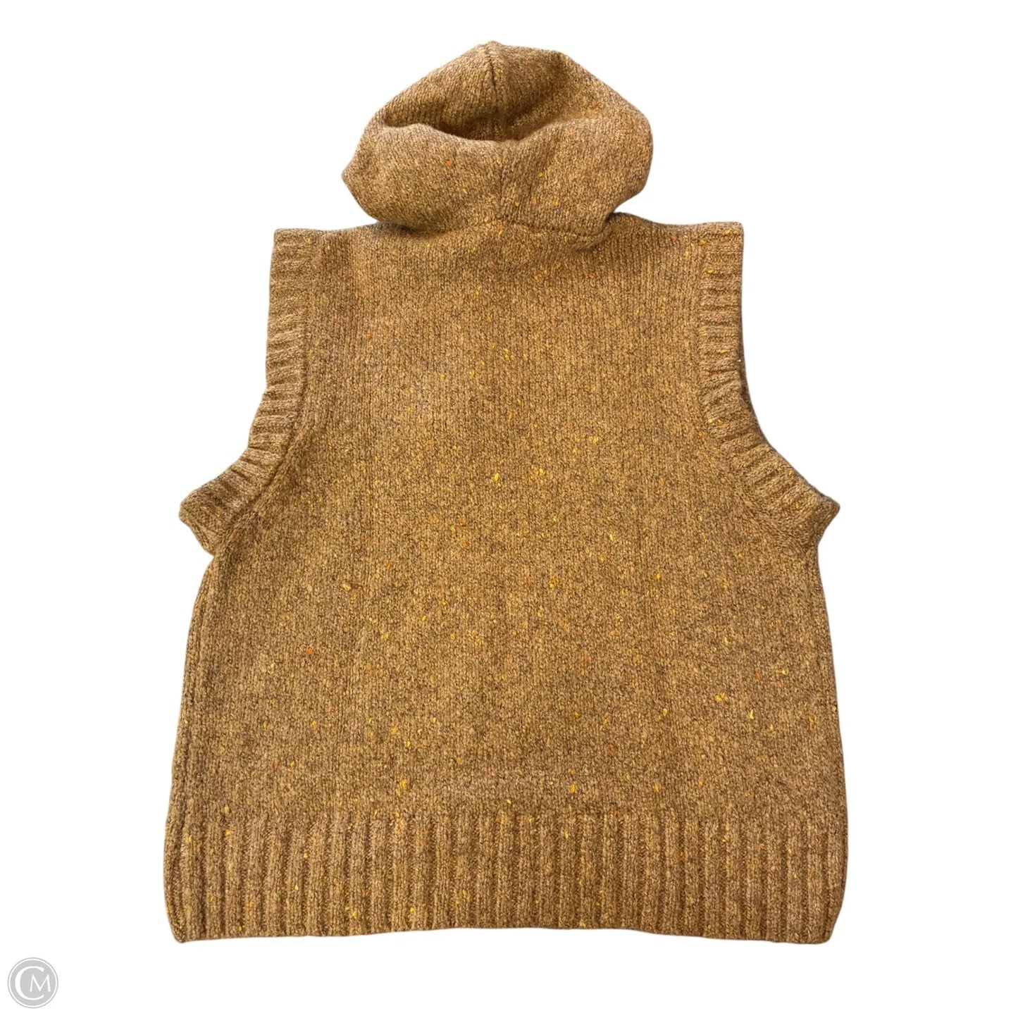 Vest Sweater By Zara In Tan, Size: S