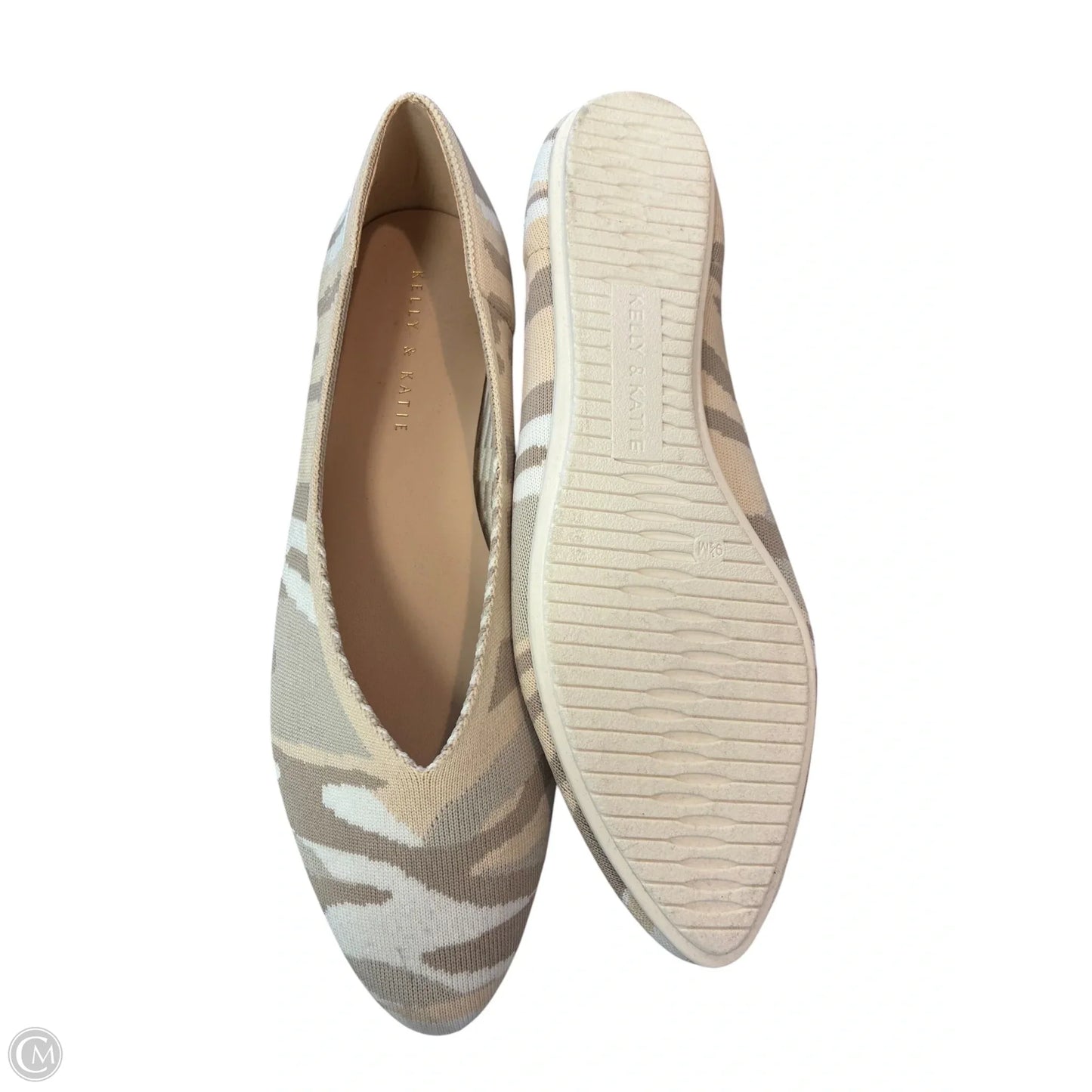 Shoes Flats By Kelly And Katie In Beige, Size: 9.5