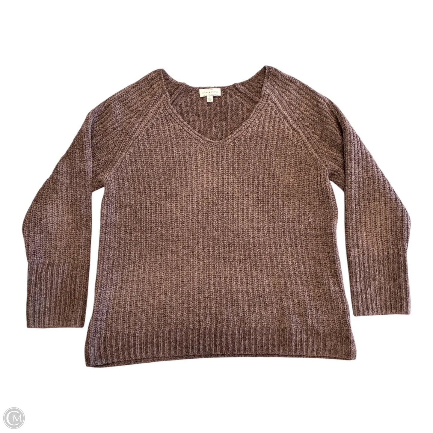 Sweater By Lucky Brand In Brown, Size: M