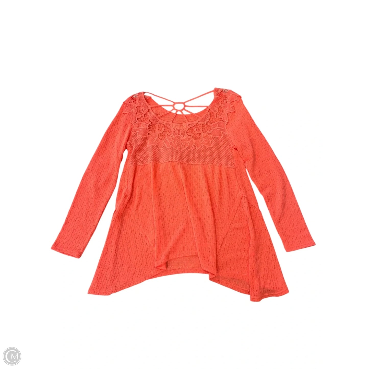 Top Long Sleeve By Altard State In Orange, Size: S