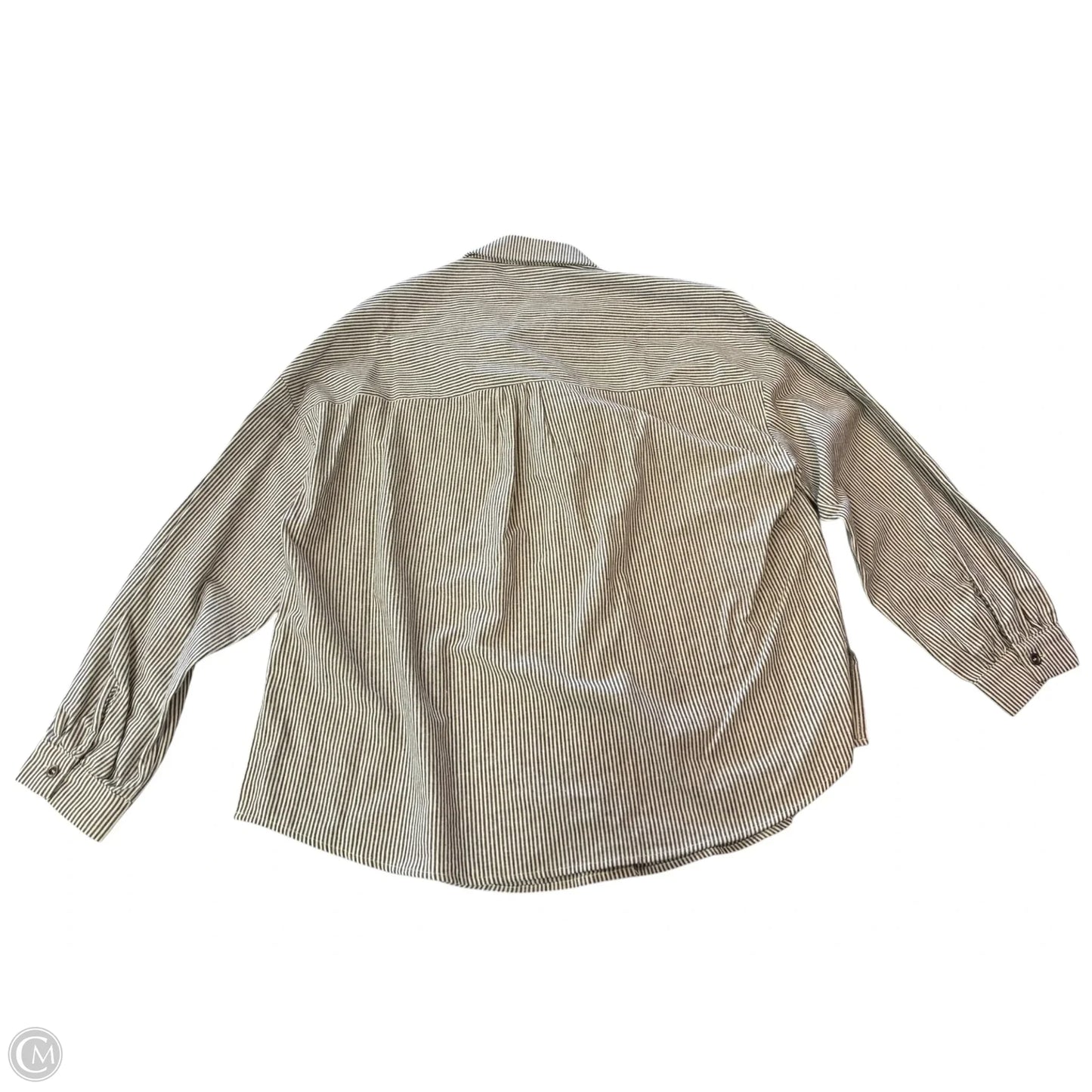 Top Long Sleeve By Andree By Unit In Striped Pattern, Size: S