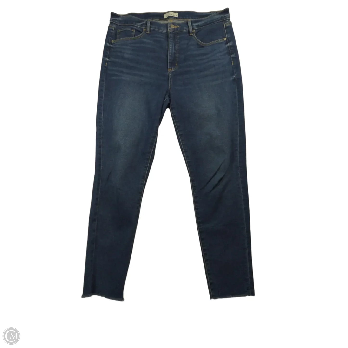 Jeans Straight By Loft In Blue, Size: 14