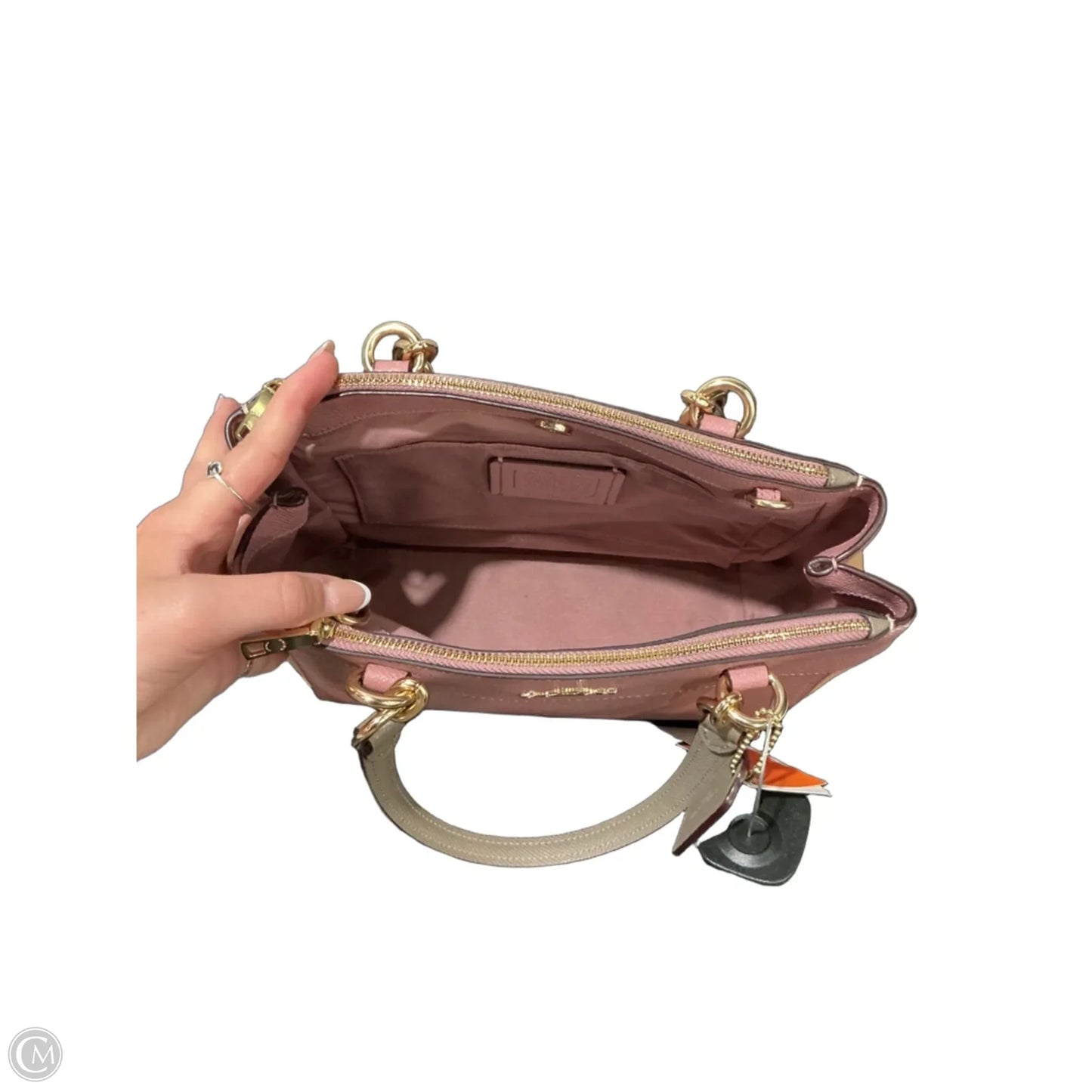 Handbag Designer By Coach, Size: Medium