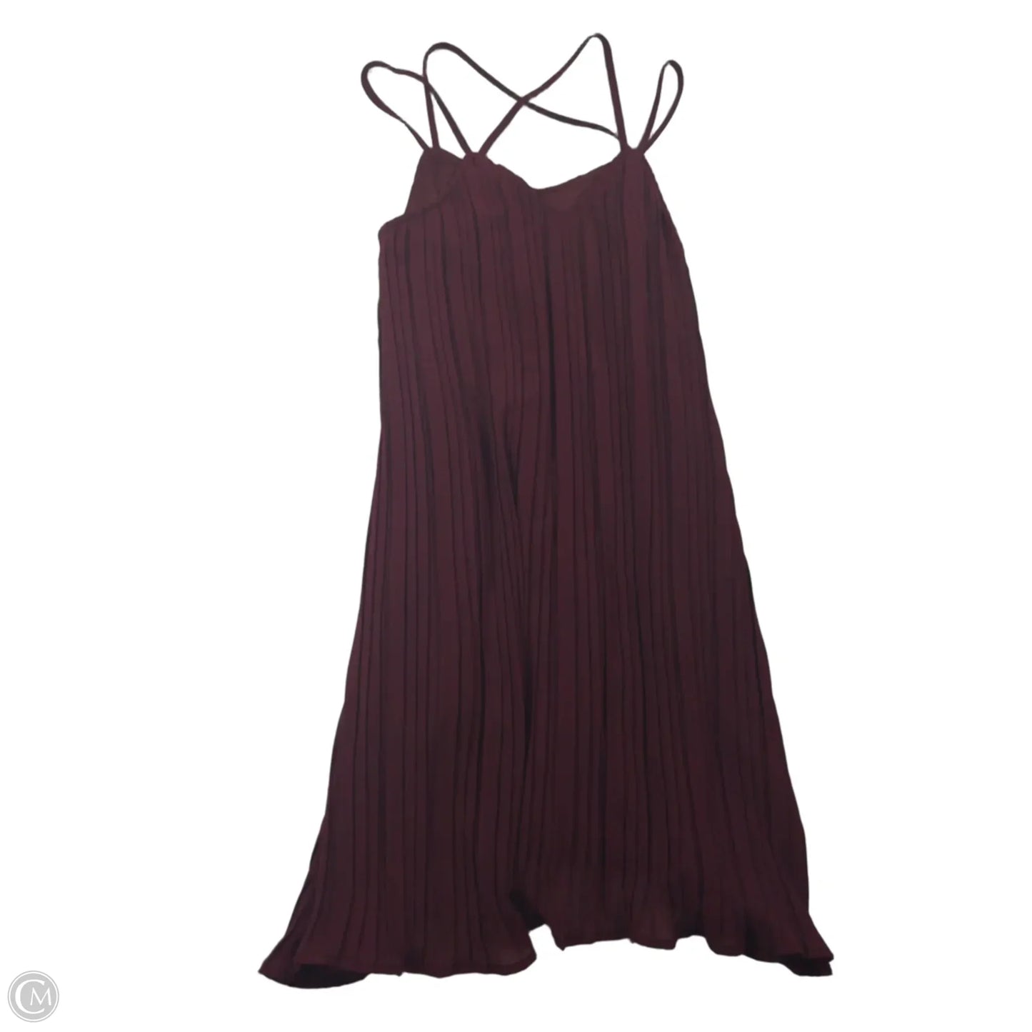 Dress Casual Midi By Clothes Mentor In Maroon, Size: S