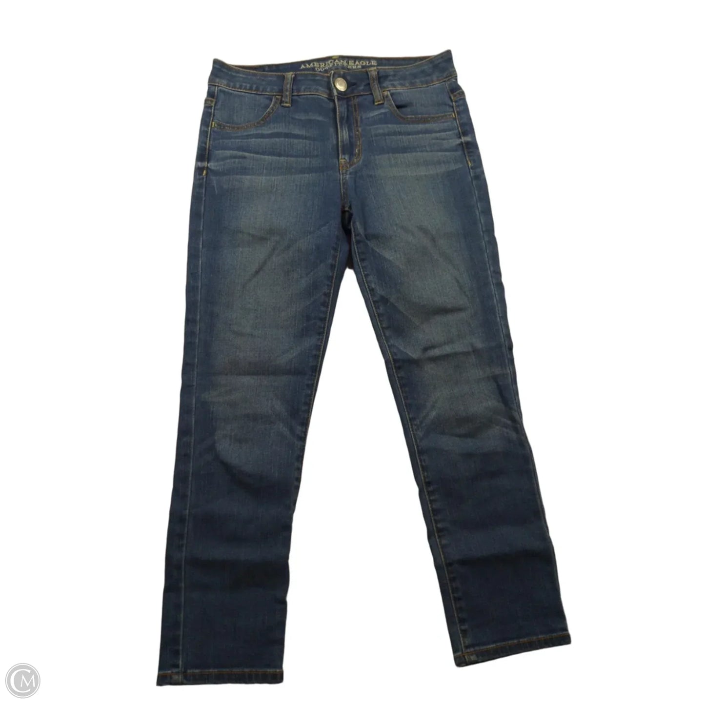 Jeans Skinny By American Eagle In Blue, Size: 4