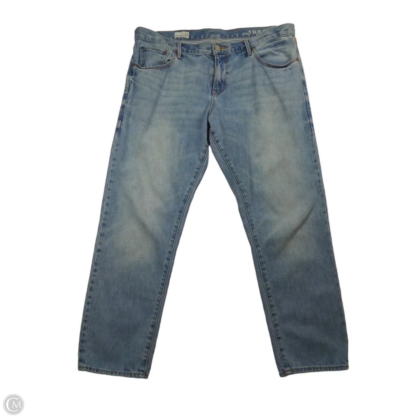 Jeans Straight By Gap In Blue, Size: 12