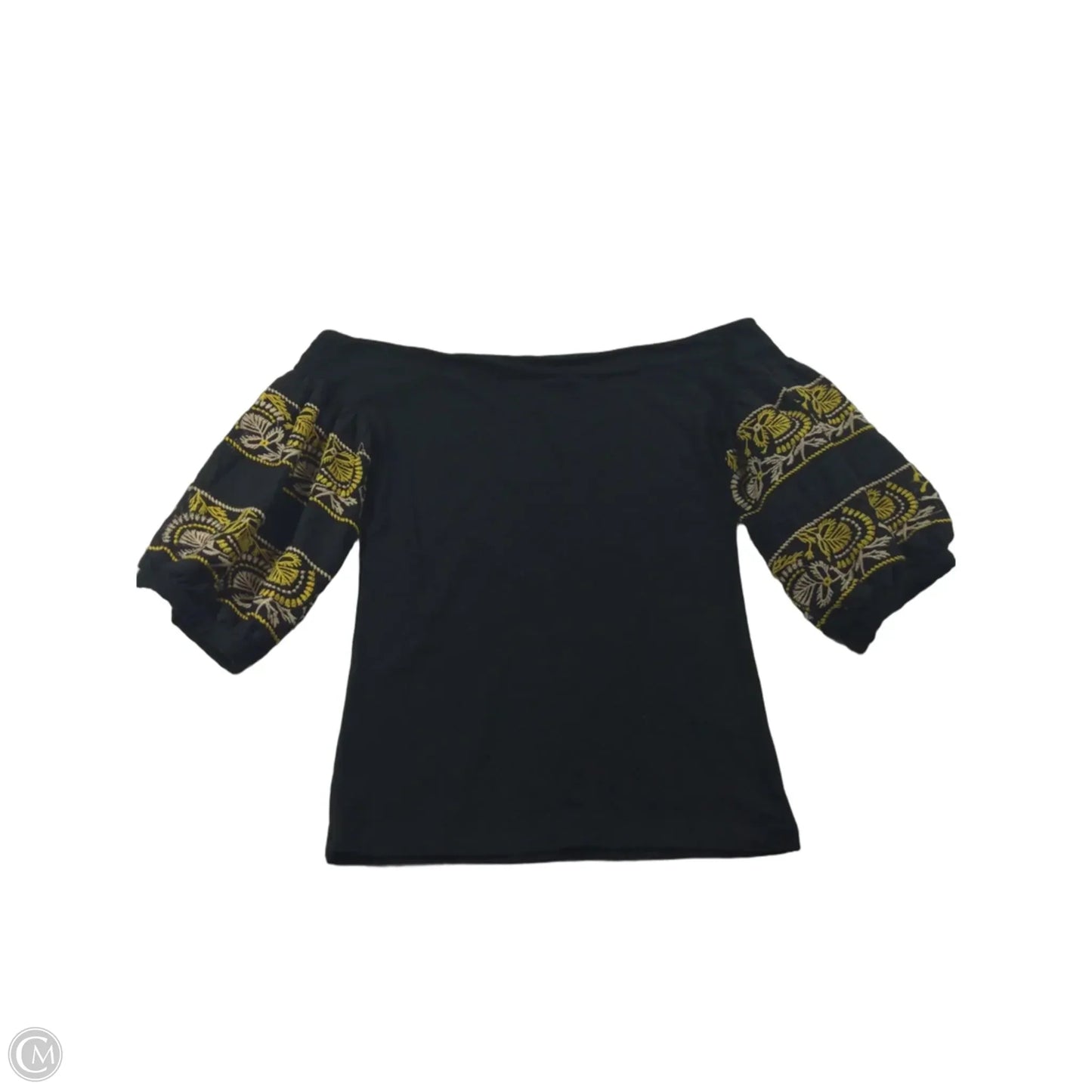 Top Short Sleeve By Free People In Black, Size: S