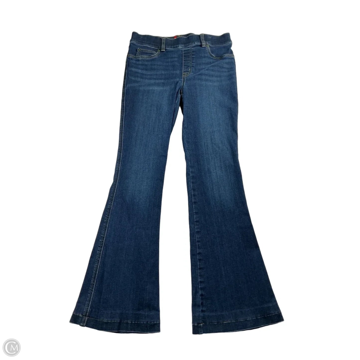 Jeans Boot Cut By Spanx In Blue Denim, Size: M