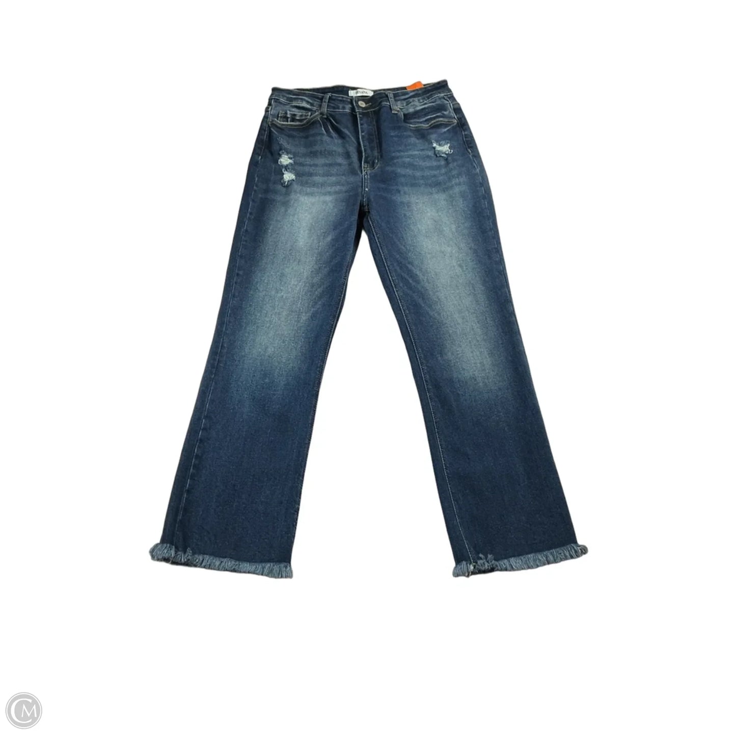 Jeans Straight By Zenana In Blue, Size: 3x