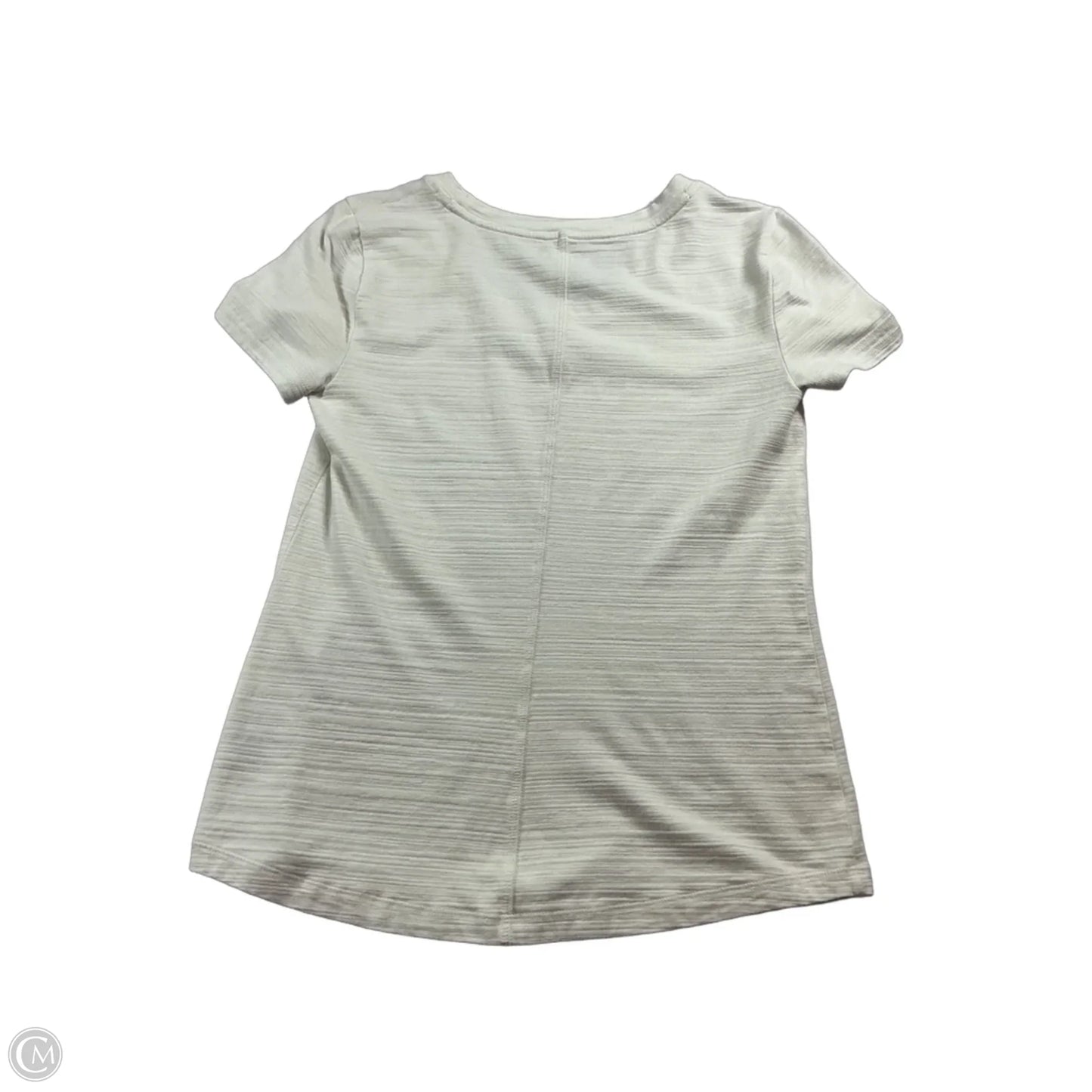 Top Short Sleeve Basic By Talbots In White, Size: Xs