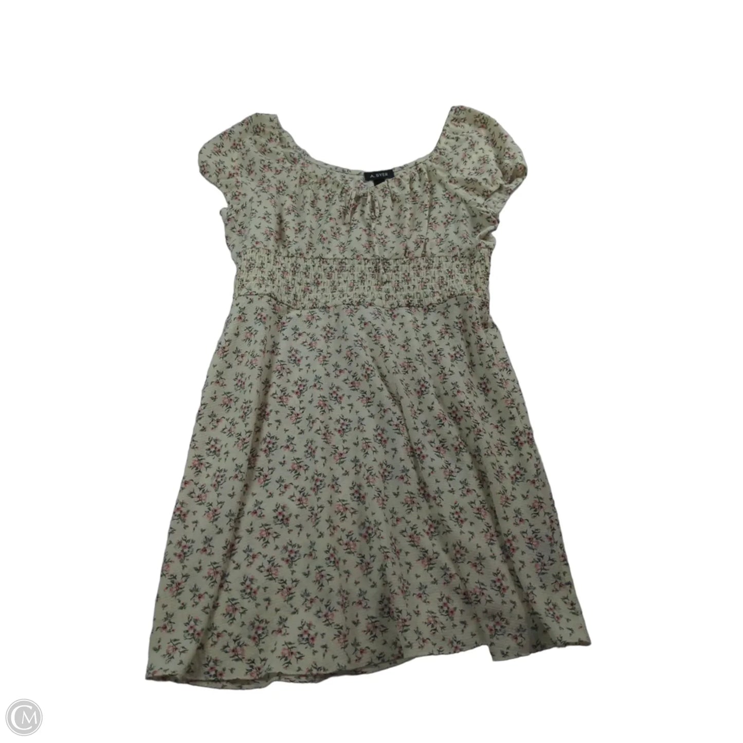 Dress Party Short By A Byer In Floral Print, Size: Xl