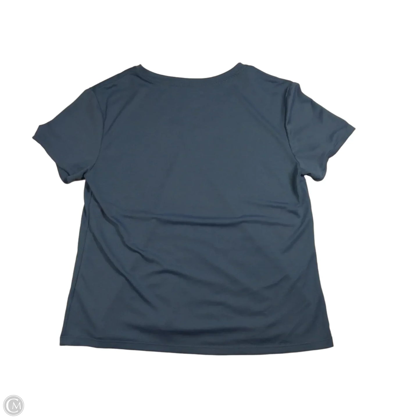 Top Short Sleeve Basic By Athletic Works In Blue, Size: L