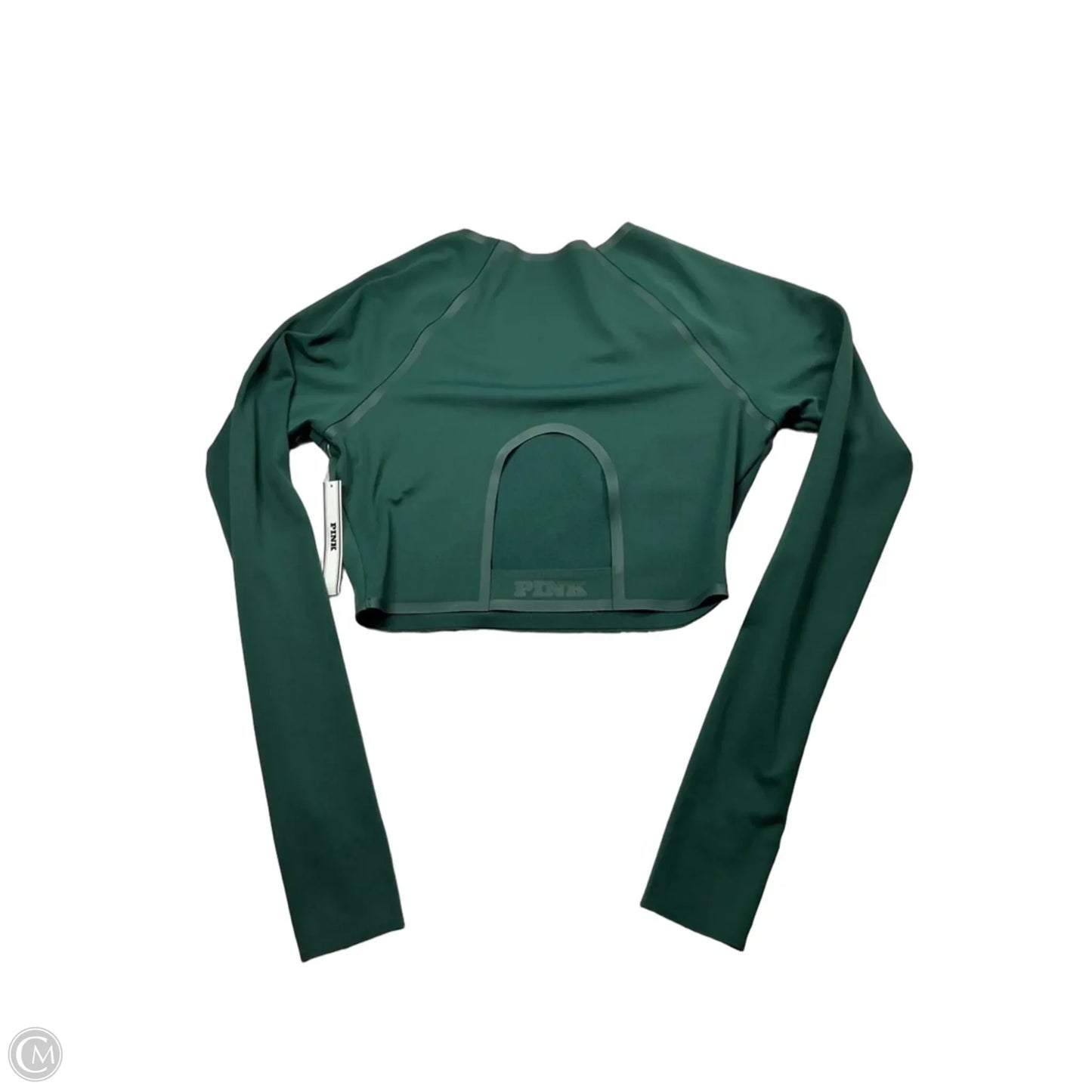 Top Long Sleeve Basic By Pink In Green, Size: Small
