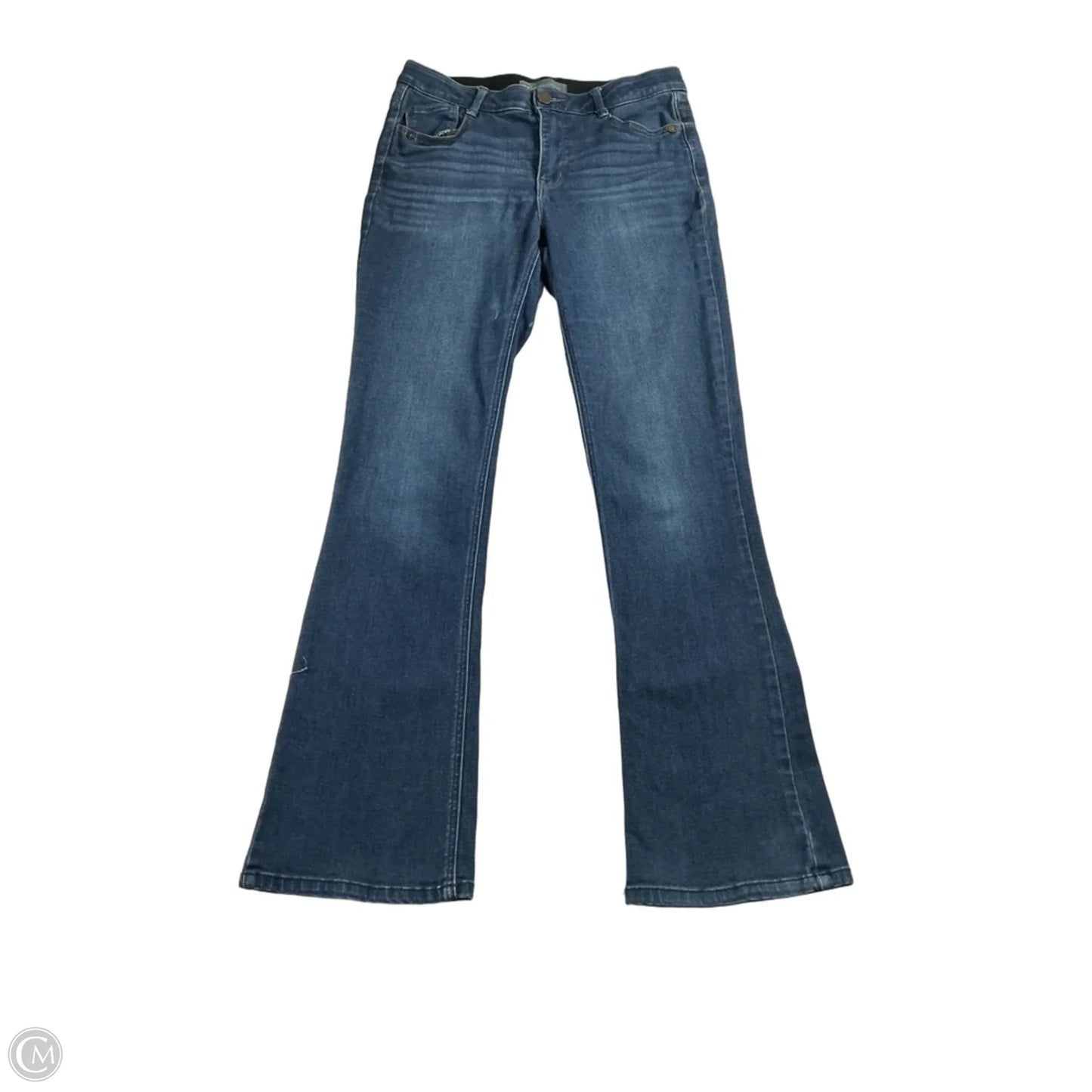 Jeans Straight By Wit & Wisdom In Blue Denim, Size: 6