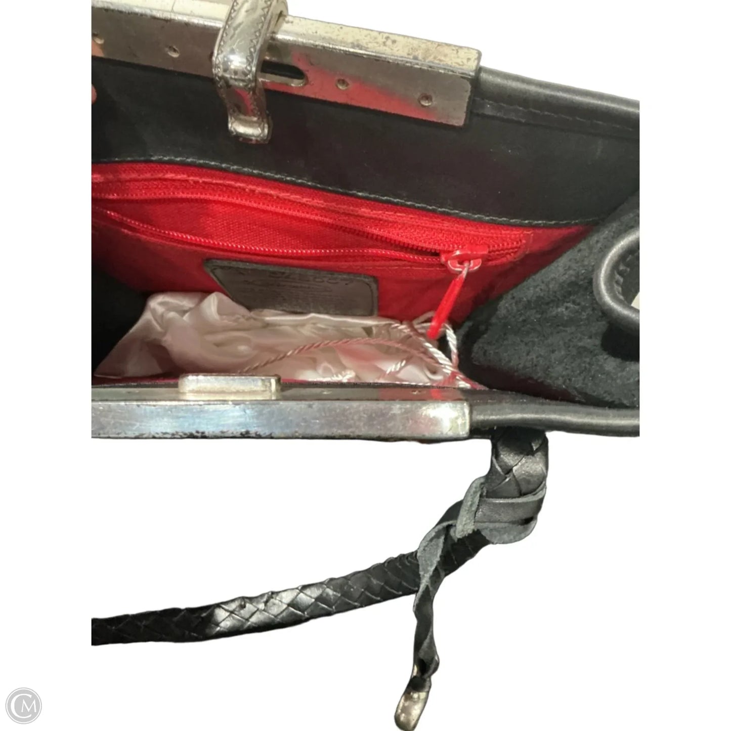 Handbag Leather By Brighton, Size: Medium