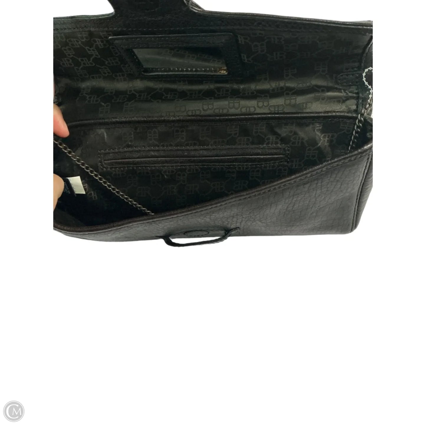 Clutch Leather By Banana Republic, Size: Medium