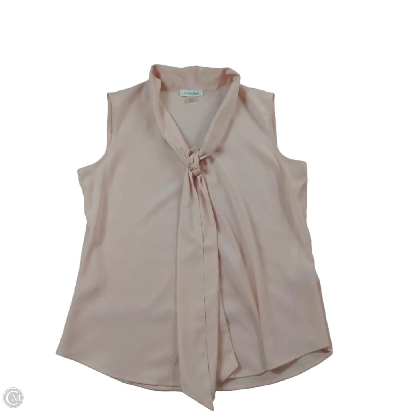 Top Sleeveless By Calvin Klein In Pink, Size: Xs