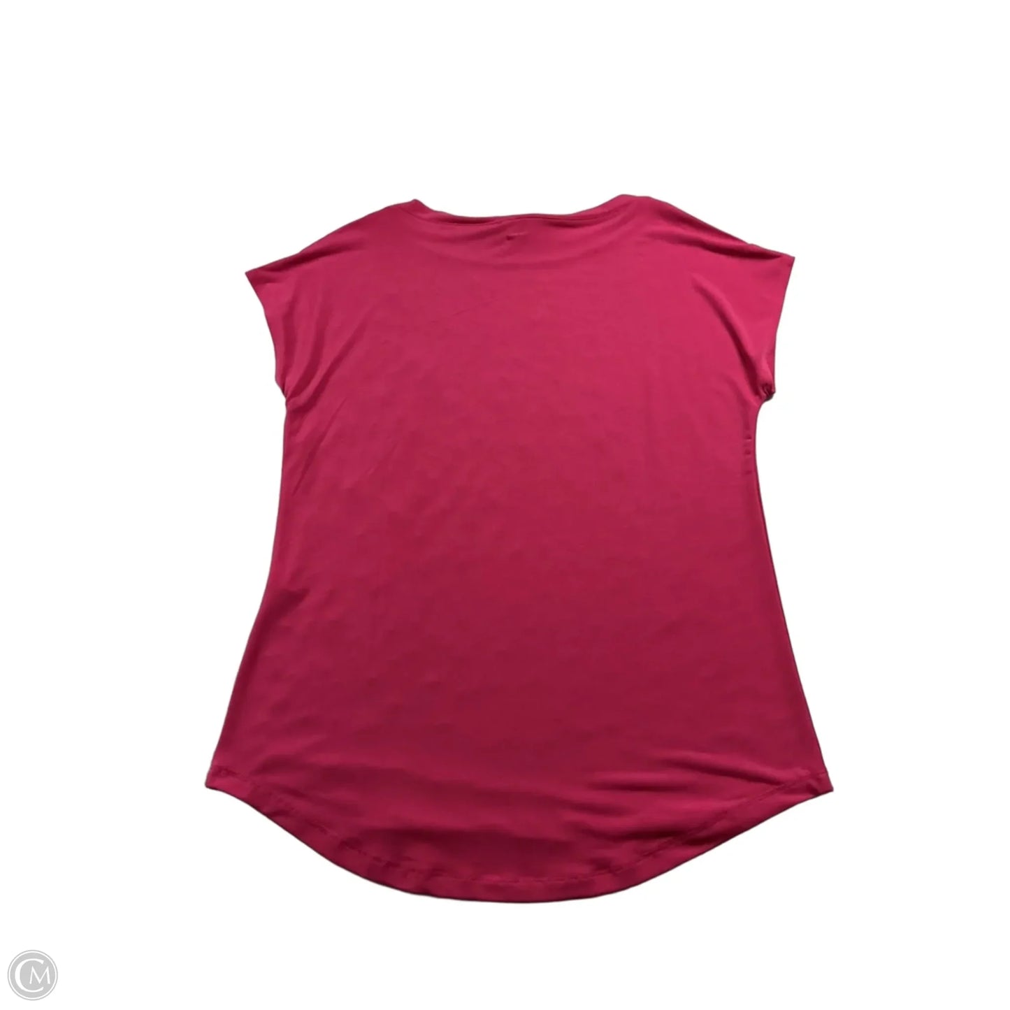 Top Short Sleeve Basic By Chicos In Pink, Size: S