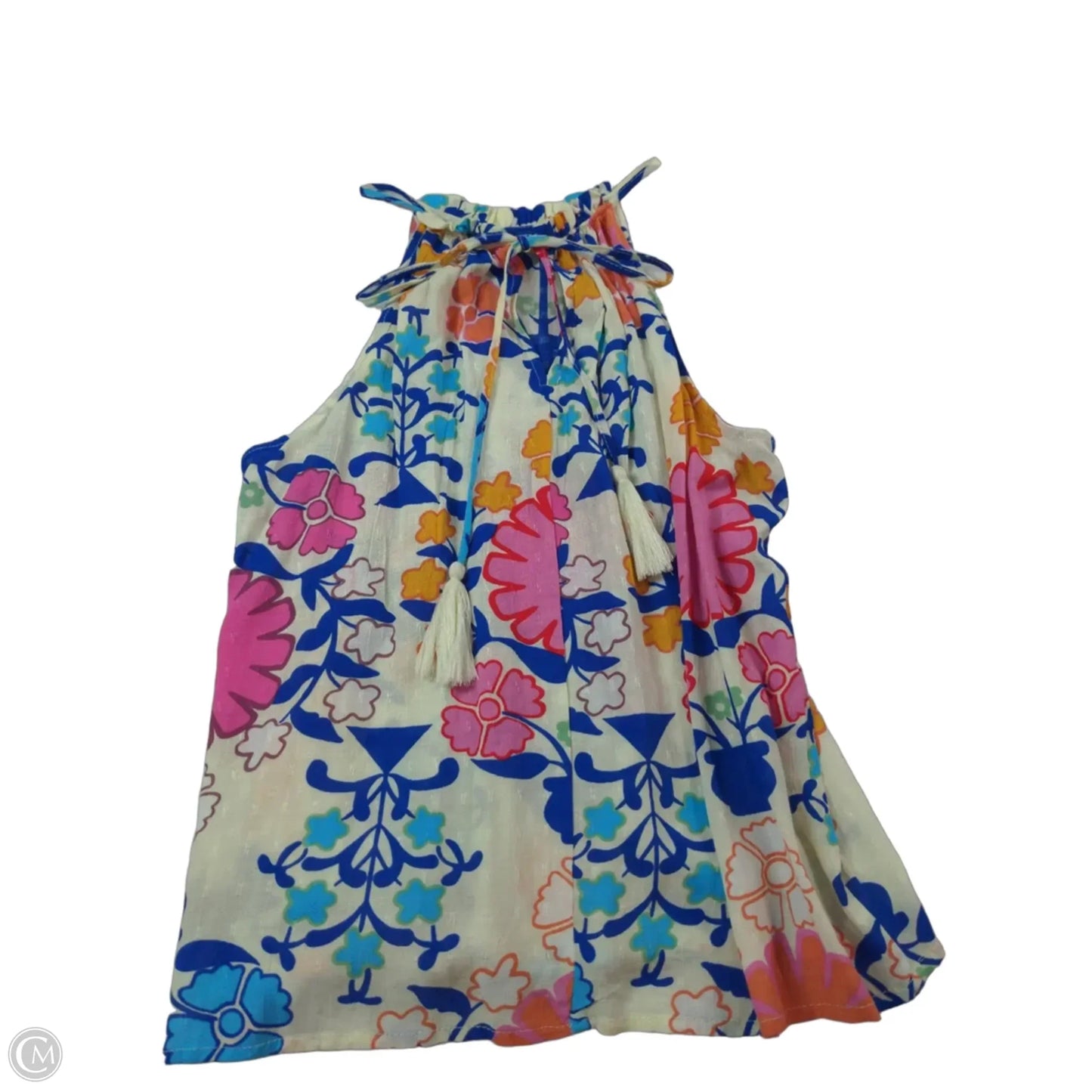 Top Sleeveless By Rachel Roy In Floral Print, Size: Xs