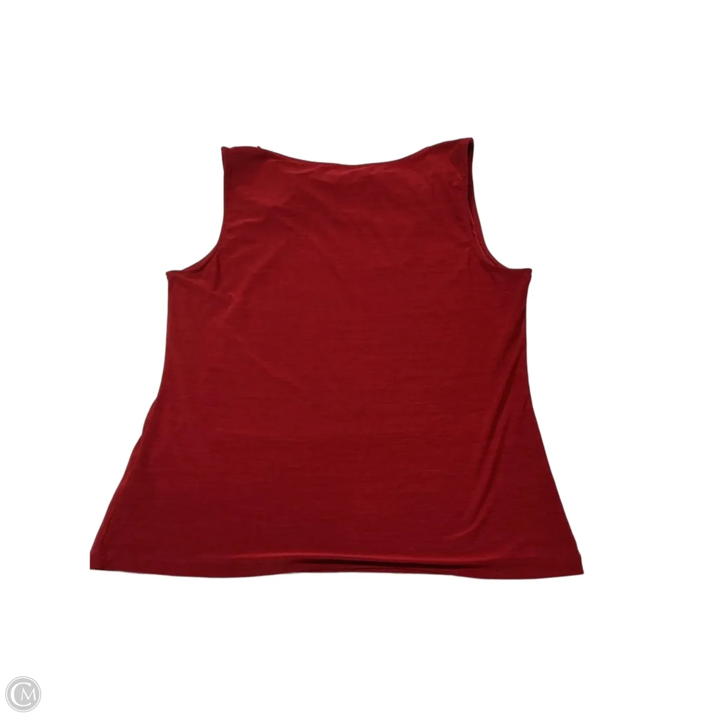 Top Sleeveless By Tahari In Red, Size: Xl