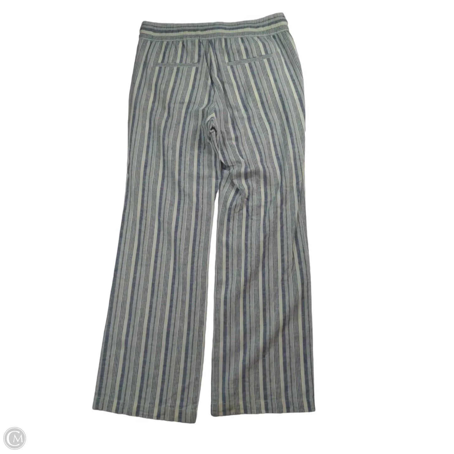 Pants Linen By Ann Taylor In Striped Pattern, Size: M