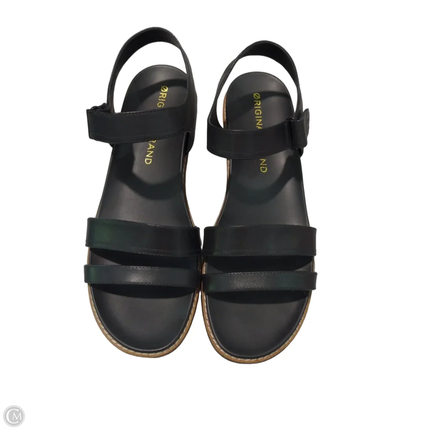 Sandals Heels Platform By Clothes Mentor In Black, Size: 9