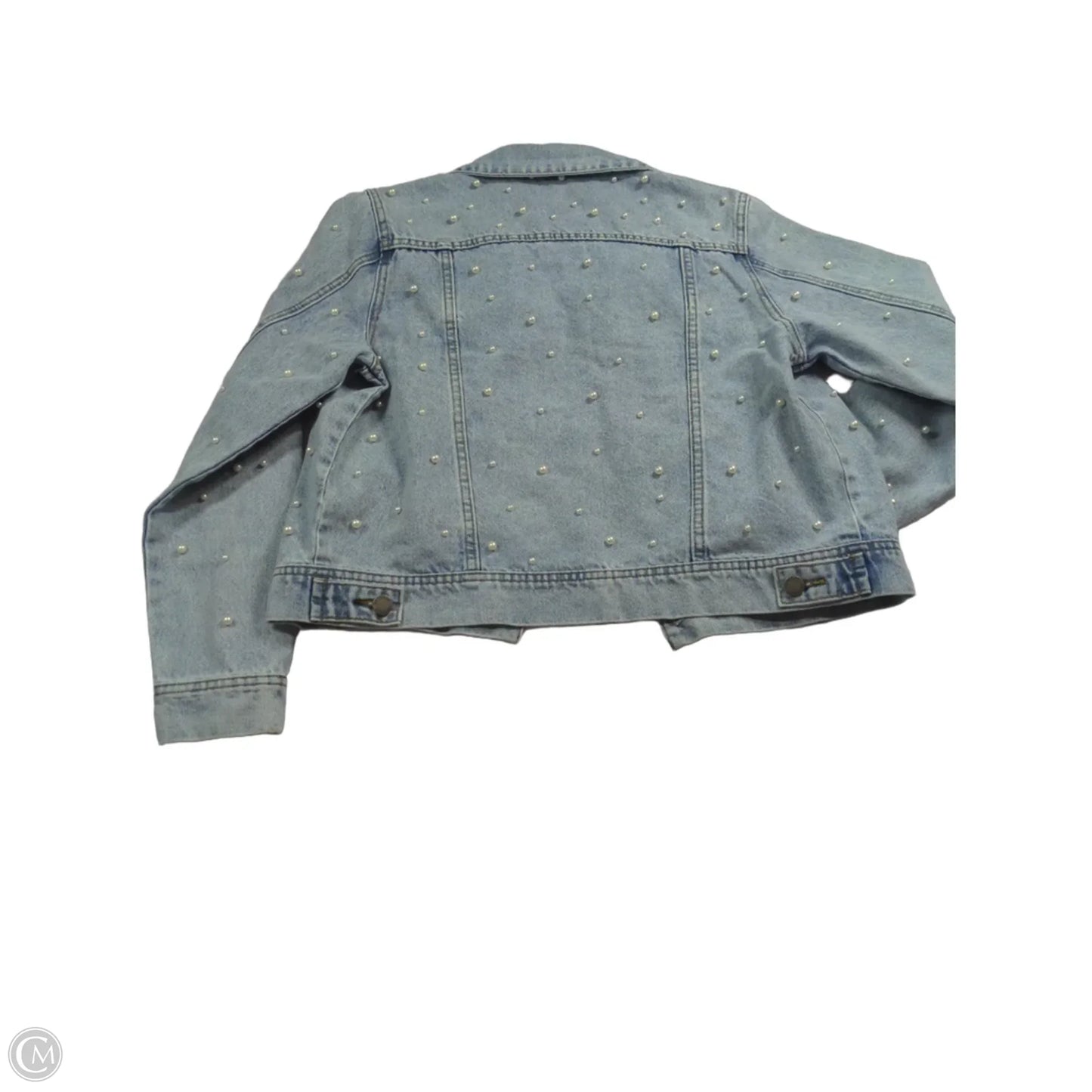 Jacket Denim By Clothes Mentor In Blue, Size: S