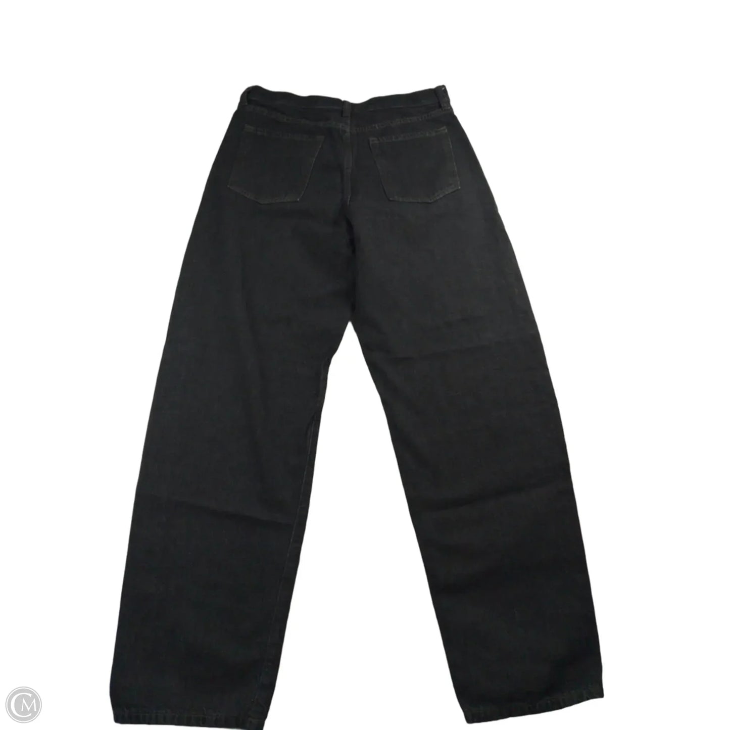 Jeans Wide Leg By Banana Republic In Black Denim, Size: 12
