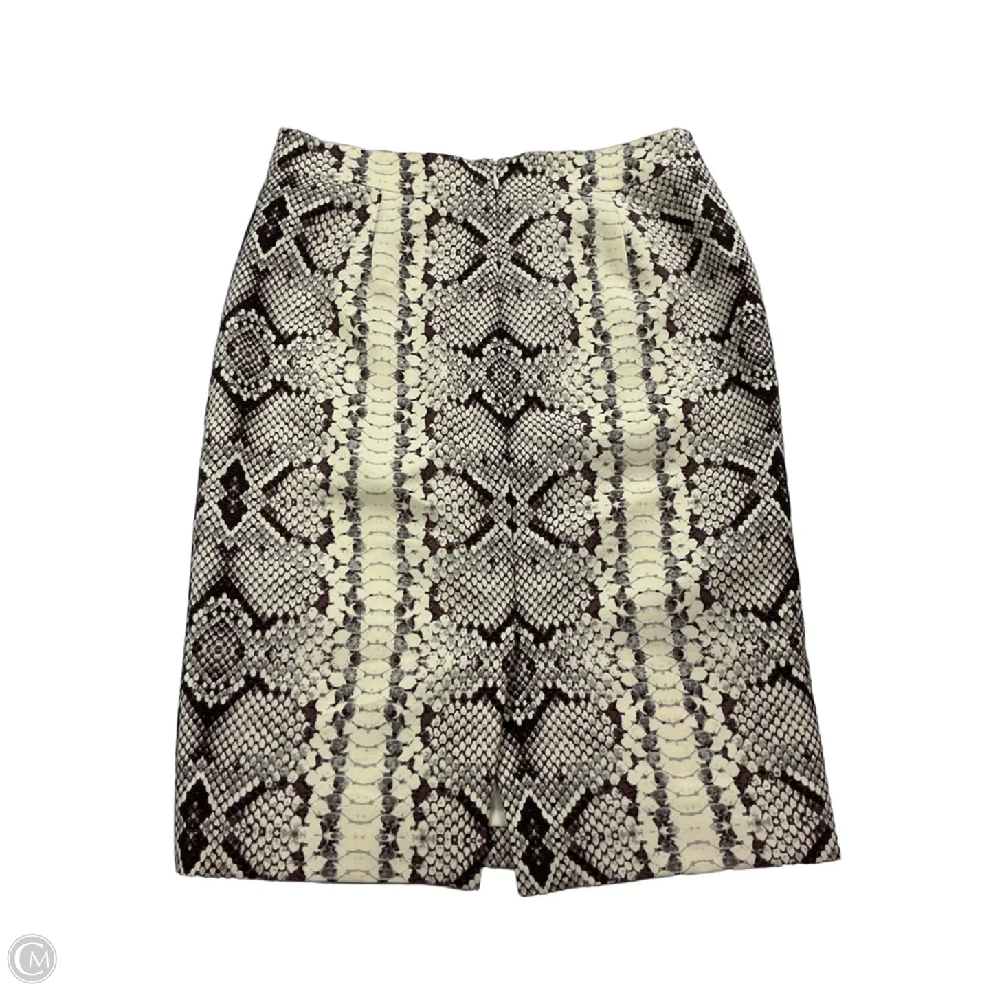 Skirt Midi By J. Crew In Snakeskin Print, Size: 2