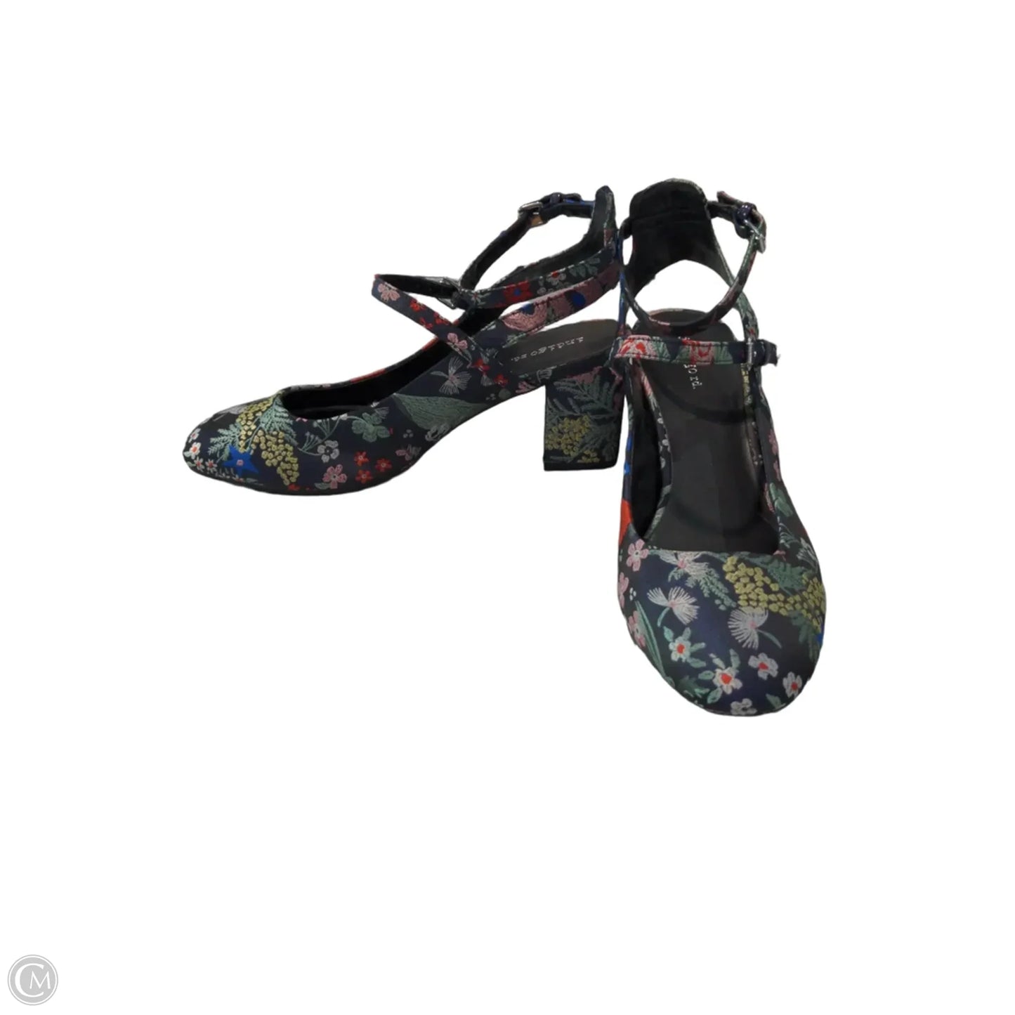 Sandals Heels Block By Indigo Rd In Floral Print, Size: 10