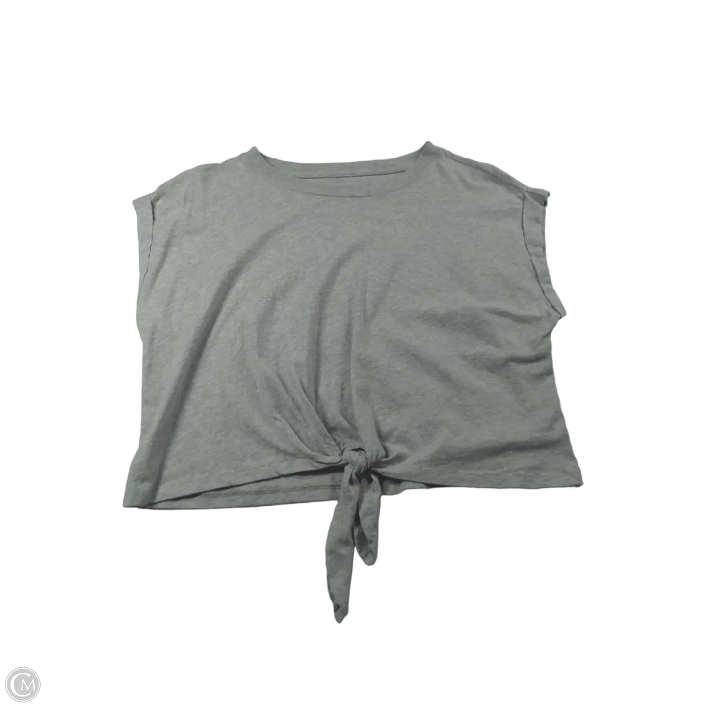 Top Short Sleeve By Gap In Grey, Size: Xs
