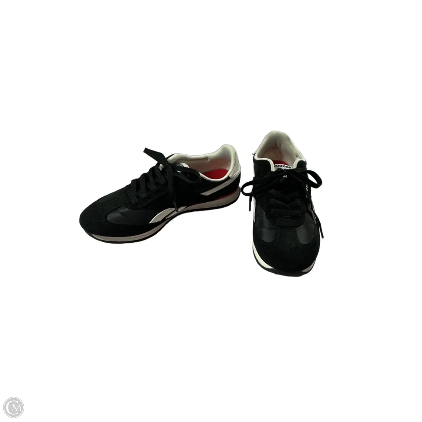 Shoes Sneakers By Reebok In Black & White, Size: 7.5