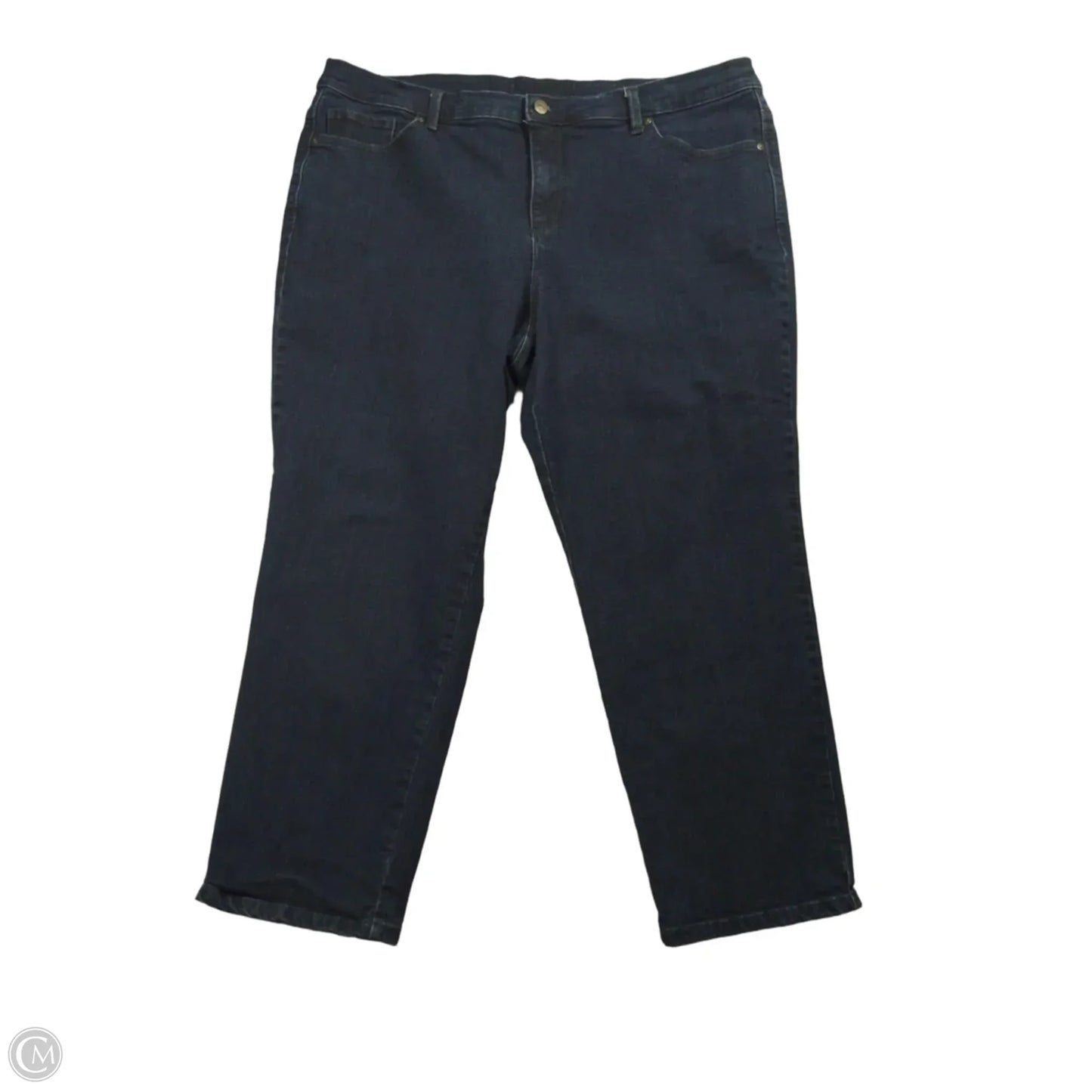 Jeans Skinny By Gloria Vanderbilt In Blue Denim, Size: 20