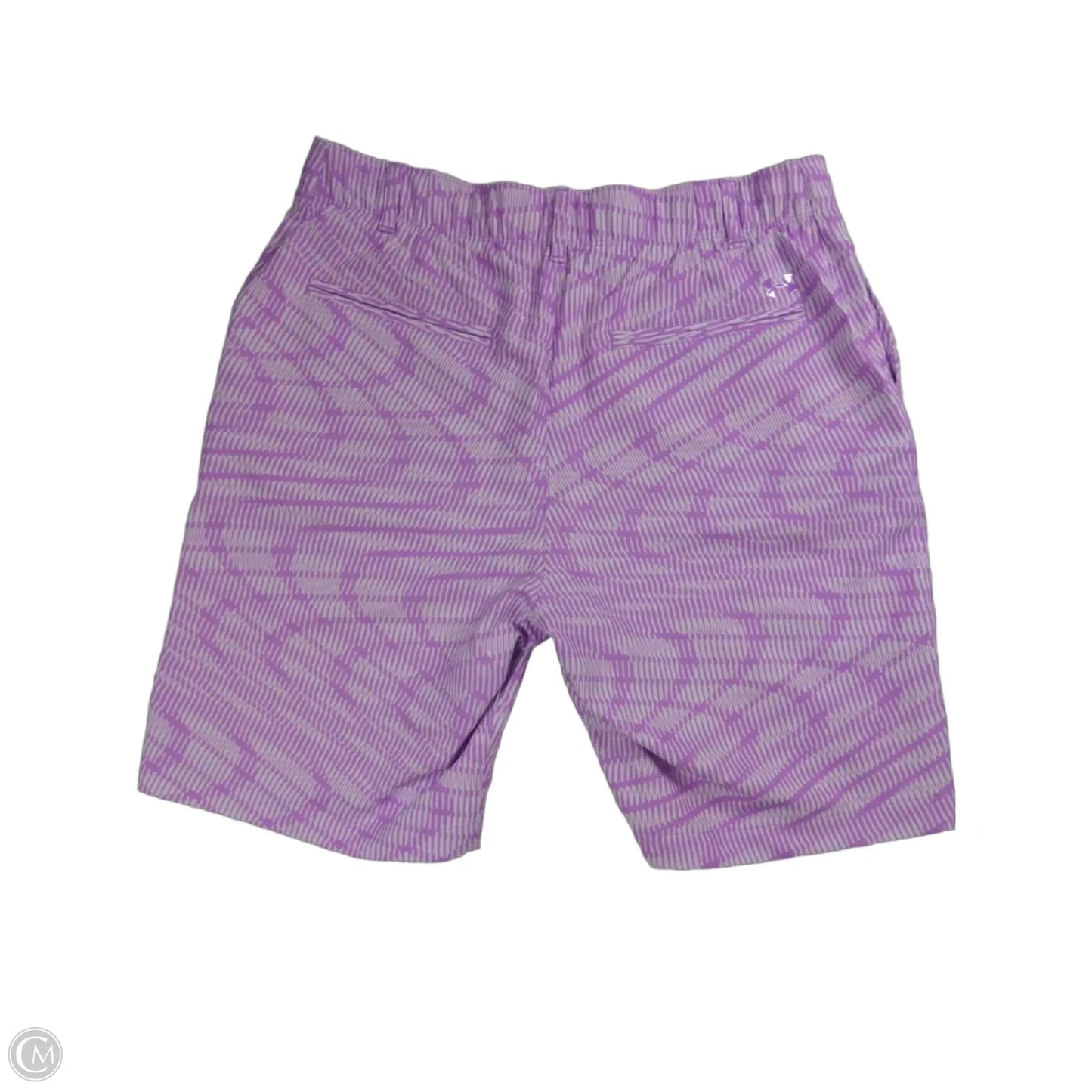 Athletic Shorts By Under Armour In Purple & White, Size: 10