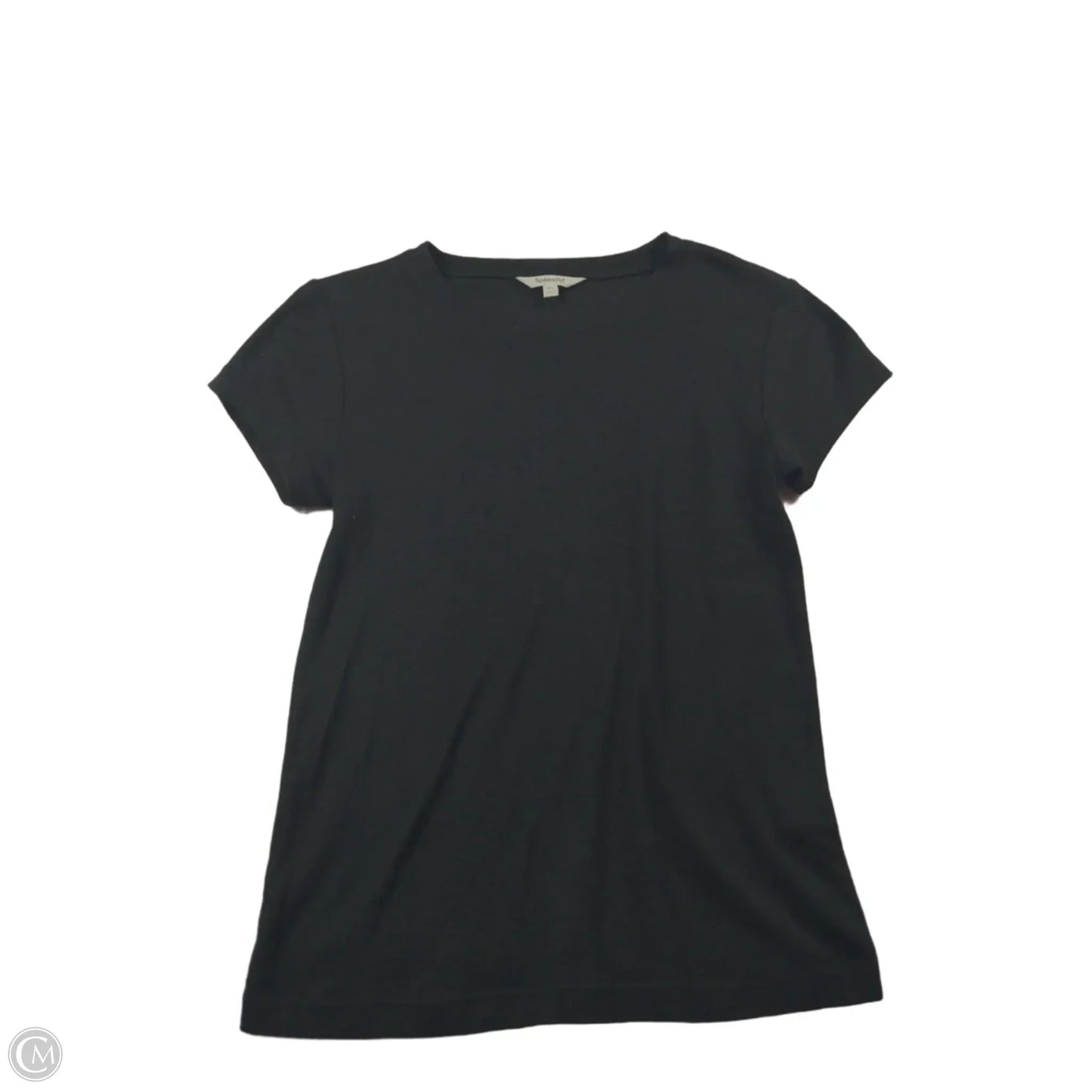 Top Short Sleeve Basic By Splendid In Black, Size: Xs