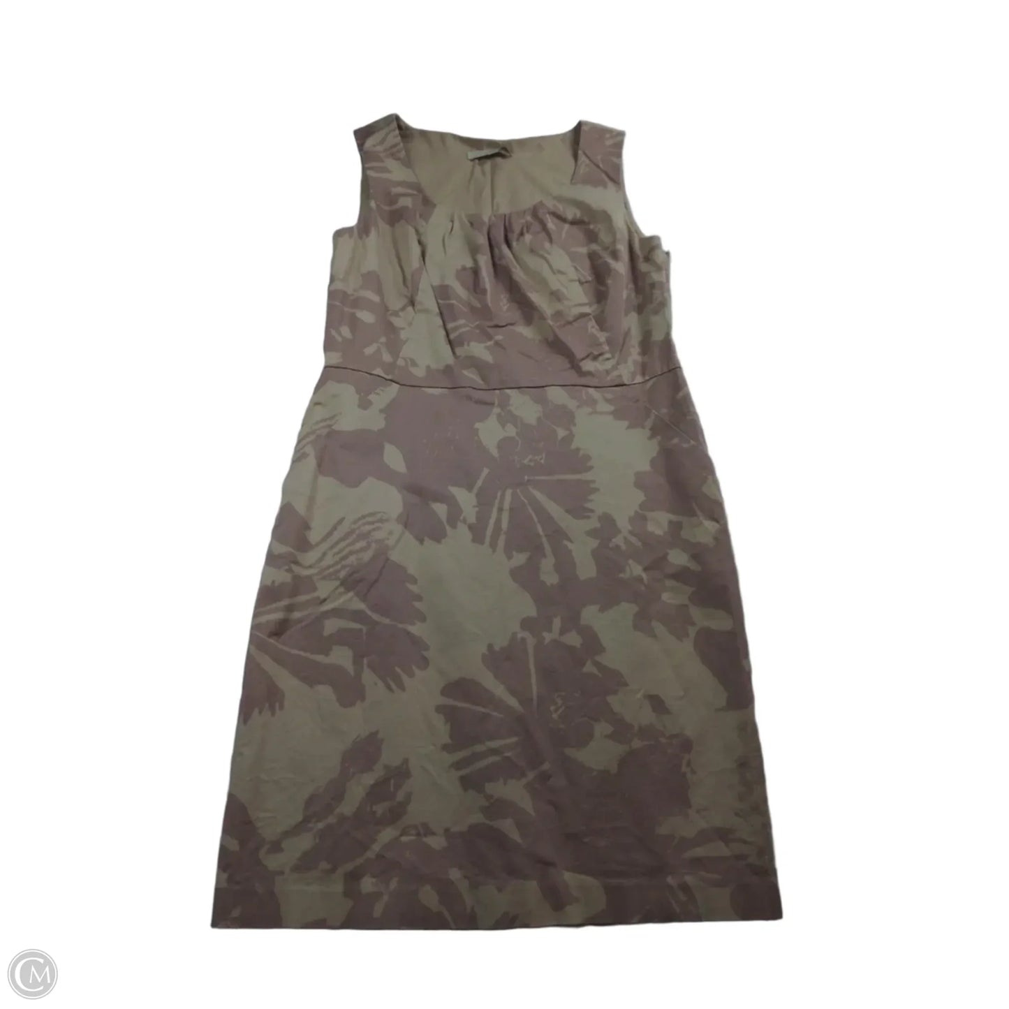 Dress Casual Midi By Loft In Pink & Purple, Size: 14