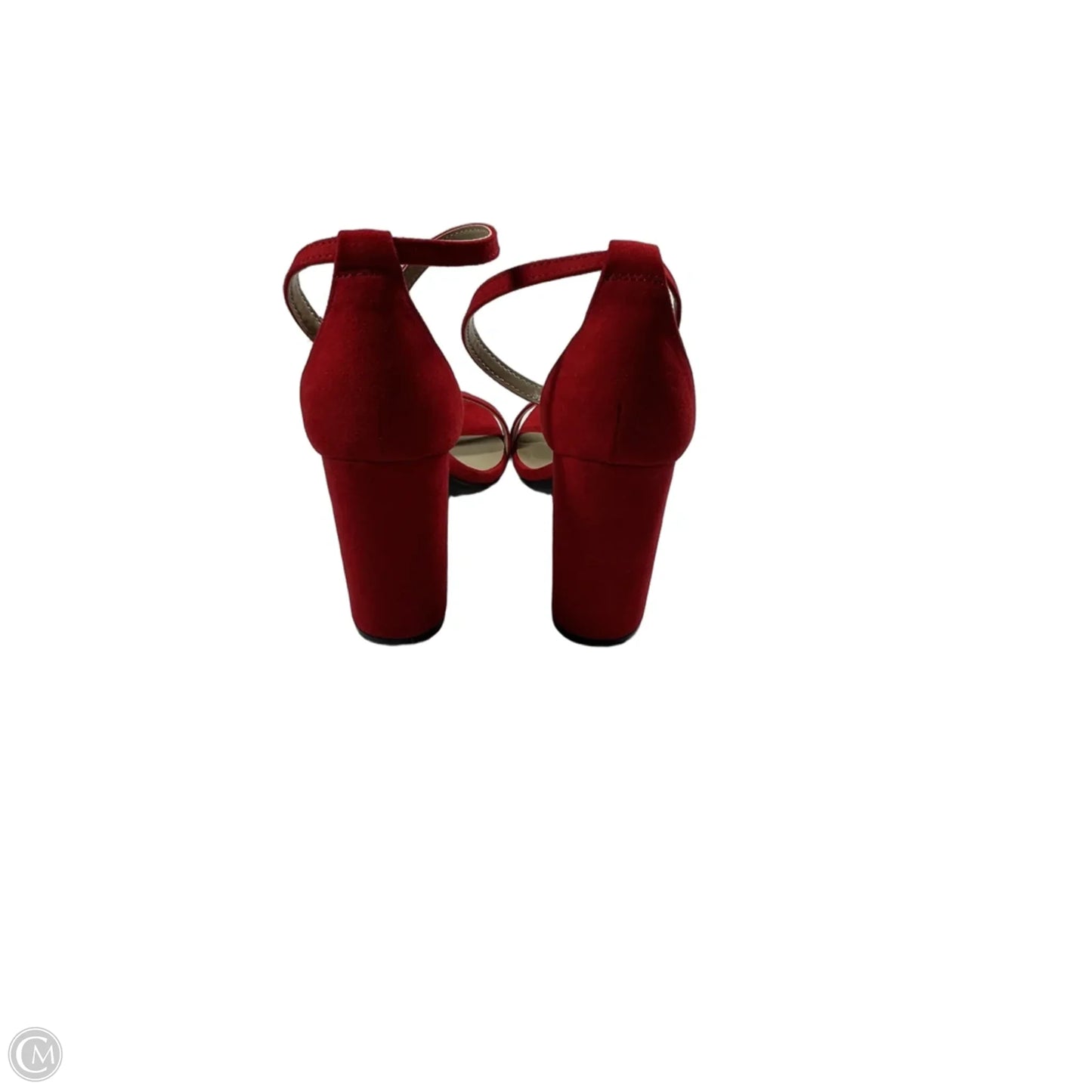 Shoes Heels Block By Dream Pairs In Red, Size: 9