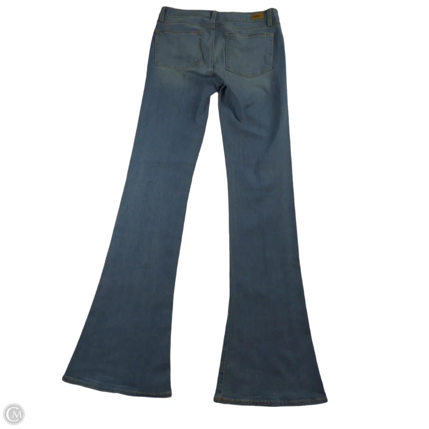 Jeans Boot Cut By Paige In Blue Denim, Size: 30