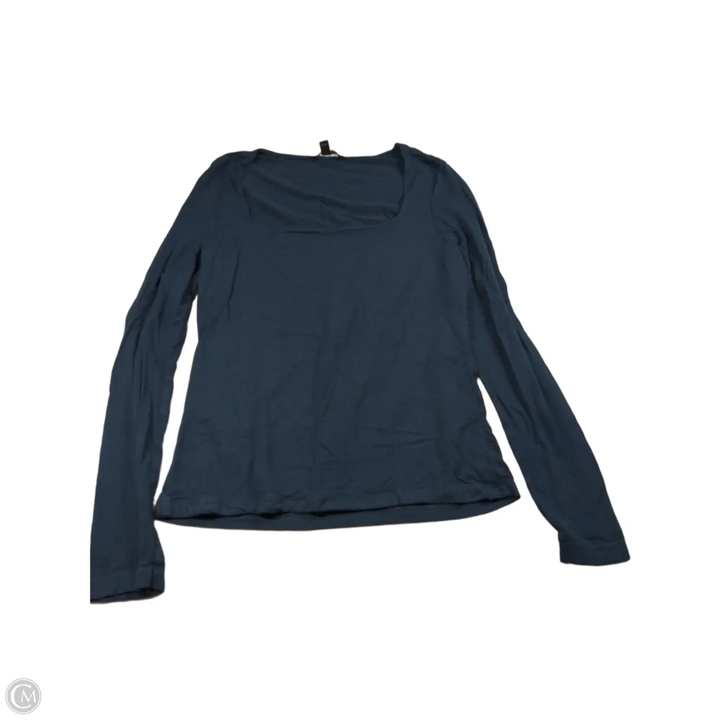 Top Long Sleeve By Banana Republic In Blue, Size: M